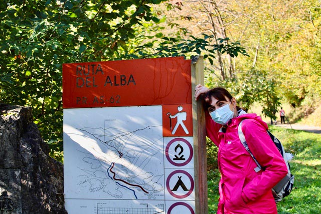 Toda la ruta del Alba está perfectamente señalizada