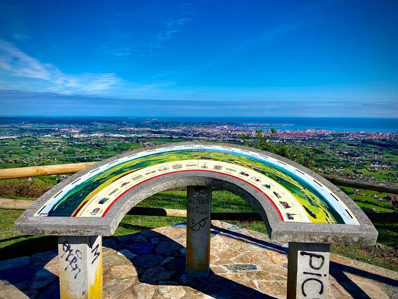 Mirador del Pico el Sol en Gijón