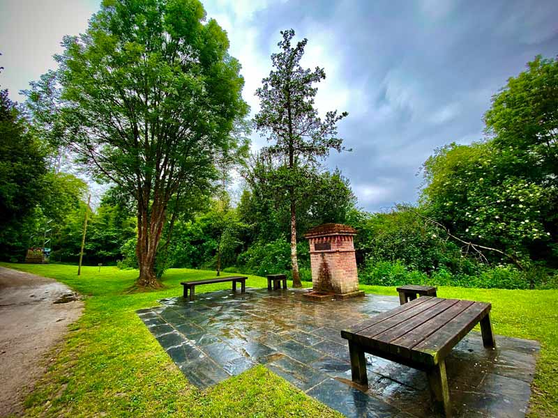 Fuente El Manolillo, en la senda del río Peñafrancia en Gijón