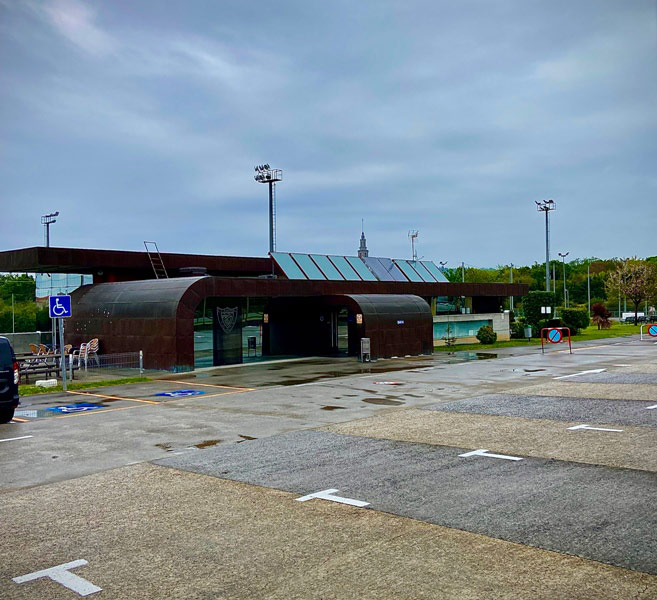 campo de futbol del C.D. Arenal en Gijón