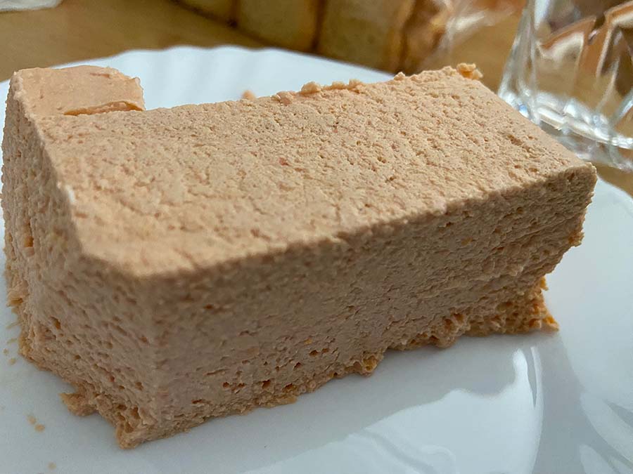 Pastel de cabracho listo para degustar