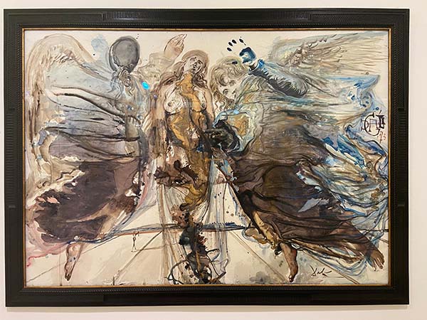 Obra de Salvador Dalí en el museo de bellas artes de Asturias