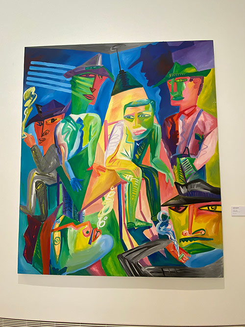 Obra de Javier Reguera en el museo de bellas artes de Asturias