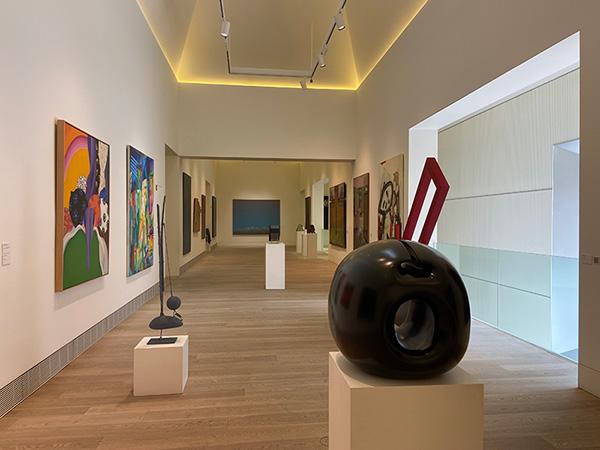 Aspecto de una de las salas del museo de bellas artes de Asturias en Oviedo