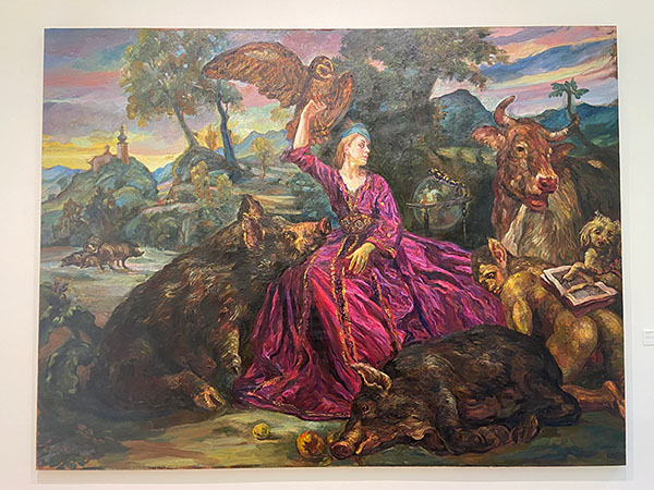 Obra de Luis Rodríguez Vigil en el museo de bellas artes de Asturias