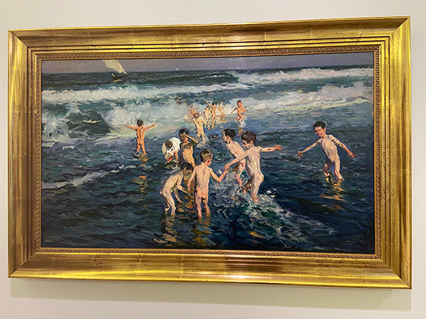 Obra de Joaquín Sorolla en el museo de bellas artes de Asturias