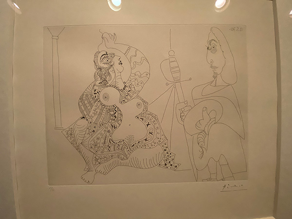 Obra de Pablo Picasso en el museo de bellas artes de Asturias
