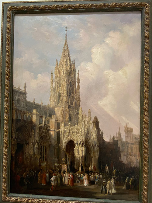 Obra de Genaro Pérez Villaamil en el museo de bellas artes de Asturias