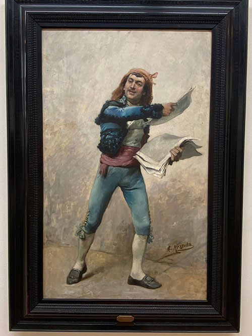 Obra de José Jiménez Aranda en el museo de bellas artes de Asturias