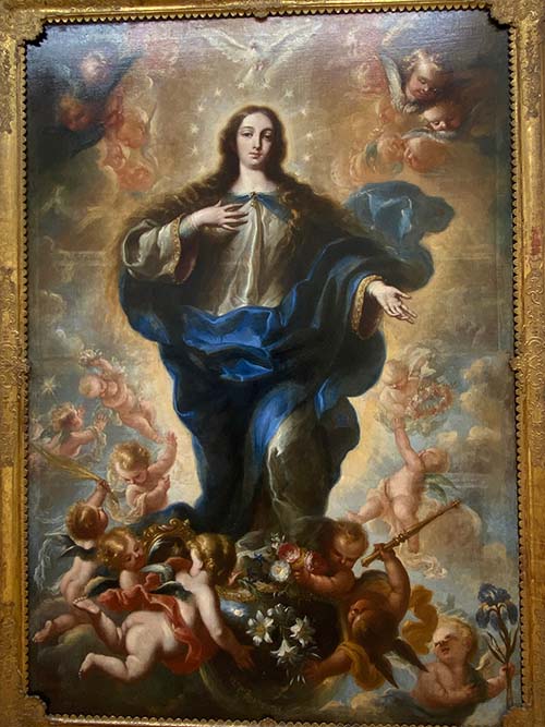 Obra de Miguel Jacinto Meléndez en el museo de bellas artes de Asturias