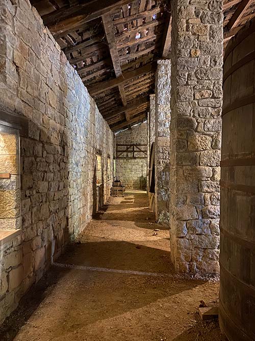 Llagar de sidra natural en el museo del pueblo de Asturias en Gijón