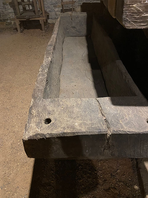 Llagar de sidra natural en el museo del pueblo de Asturias en Gijón