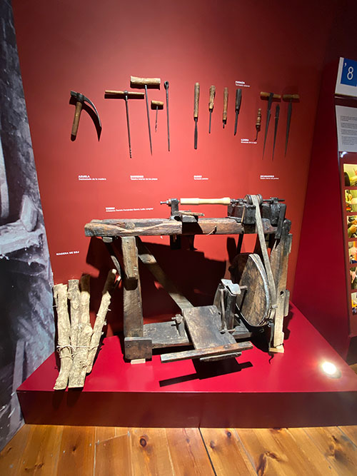 Casa de los González de la Vega, museo de la gaita, en el museo del pueblo de Asturias en Gijón