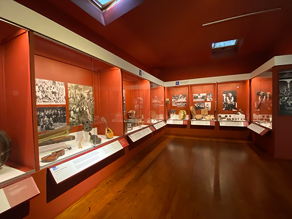 Casa de los González de la Vega, museo de la gaita, en el museo del pueblo de Asturias en Gijón