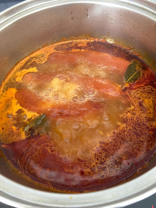 Cociendo chorizos a la sidra