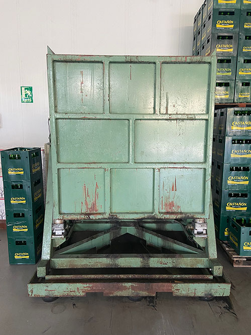 Maquinaria del llagar de sidra en Asturias, "batidora de la sidra"