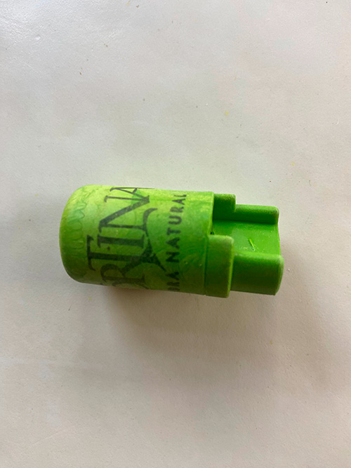 Tapón para ayuda al escanciado de la sidra