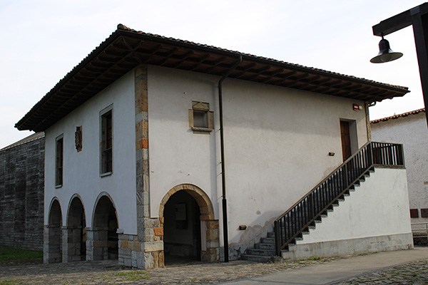 Casa de los Valdés en el museo del pueblo de Asturias en Gijón