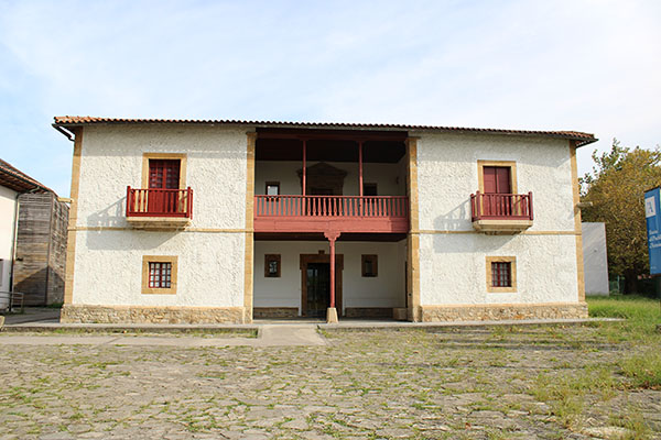 Casa de los González de la Vega en el museo del pueblo de Asturias en Gijón
