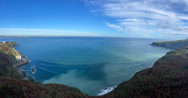 Senda litoral, ascenso al mirador de Peñarrubia