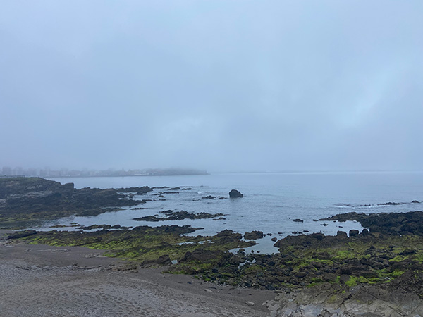 Playa del Cervigón en Gijón
