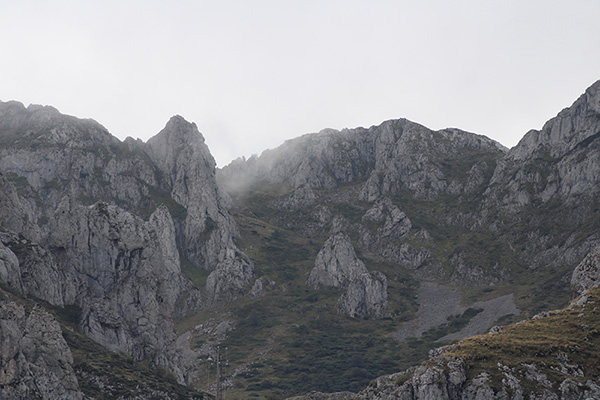 Paraje de montaña en donde no resulta extraño ver lobos