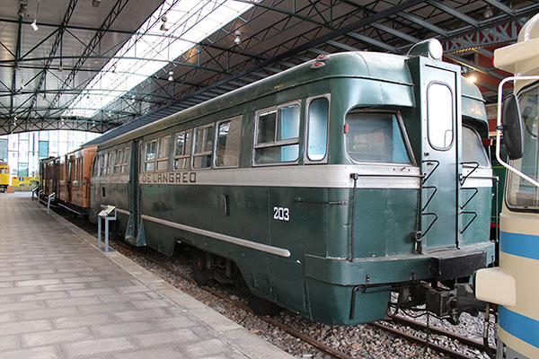 Vagón para pasajeros del ferrocarril de Langreo