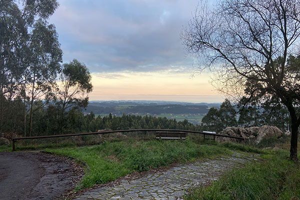 Mirador de la peña el Carro en monte Areo en Asturias