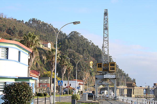 Pueblo de San Esteban de Pravia en el municipio asturiano de Muros de Nalón