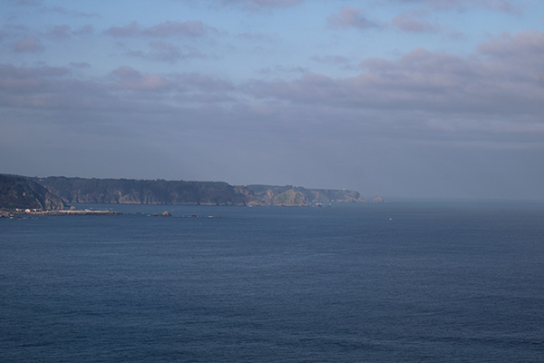 Vista del occidente desde el mirador del Espíritu Santo en Asturias