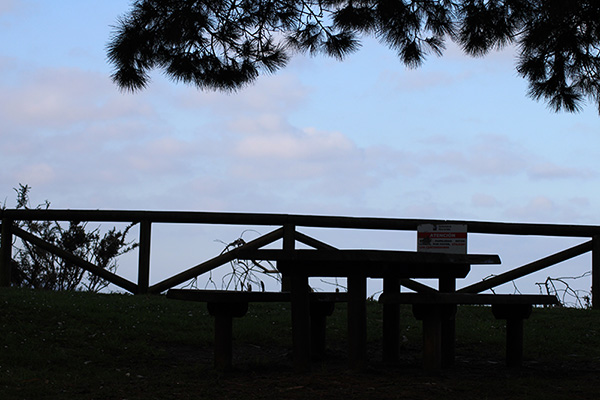 Area recreativa del mirador del Espíritu Santo en la senda de los Miradores en Asturias