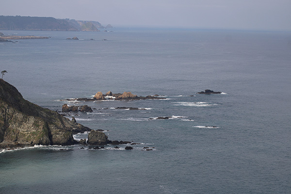 Islotes de El Paso, en la senda de los Miradores en Asturias
