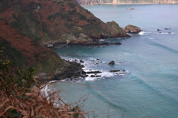 Imagen tomada en la senda de los miradores en Asturias
