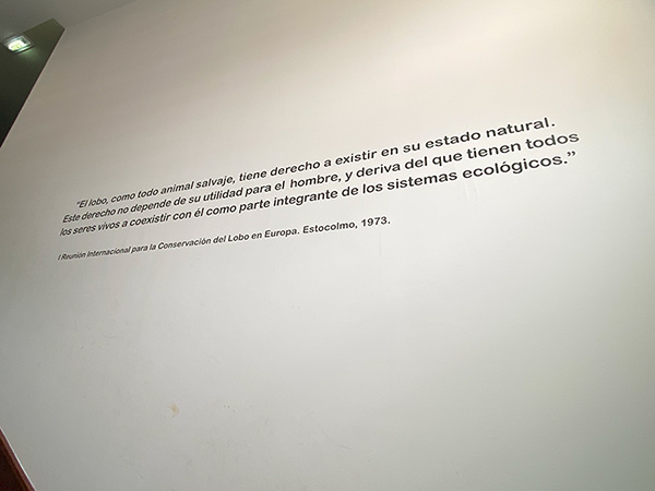 Parte del escrito de Estocolmo sobre el lobo y sus derechos en 1973