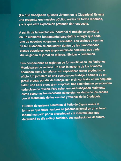 Censo de ocupaciones de los habitantes de la ciudadela de Celestino Solar en Gijón