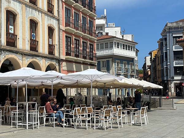 Plaza de España en Avilés