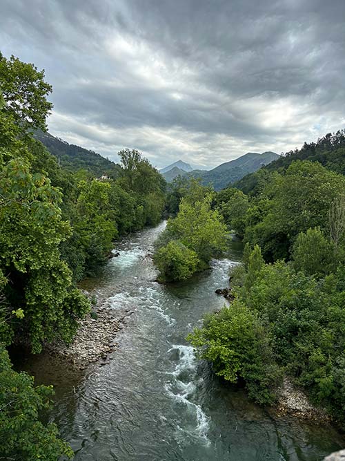 Imagen tomada en Cangas de Onís en Asturias
