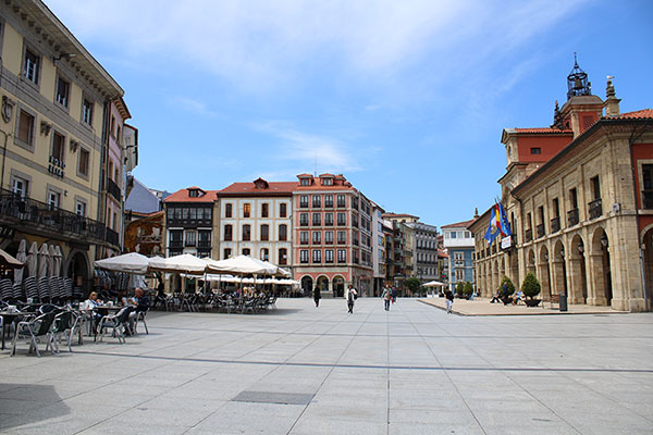 Plaza de España en Avilés