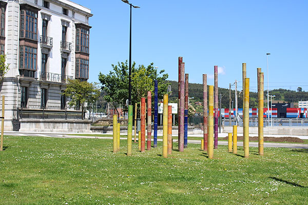 Escultura Recorrido en Avilés