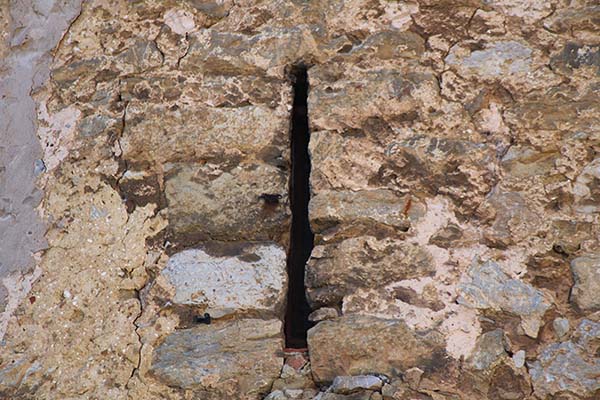 Saetera en el torreón de Bandujo en Asturias