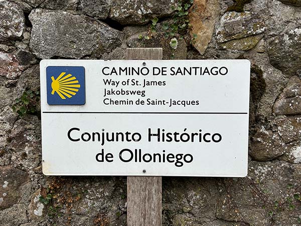Indicador de Conjunto histórico de Olloniego en Asturias