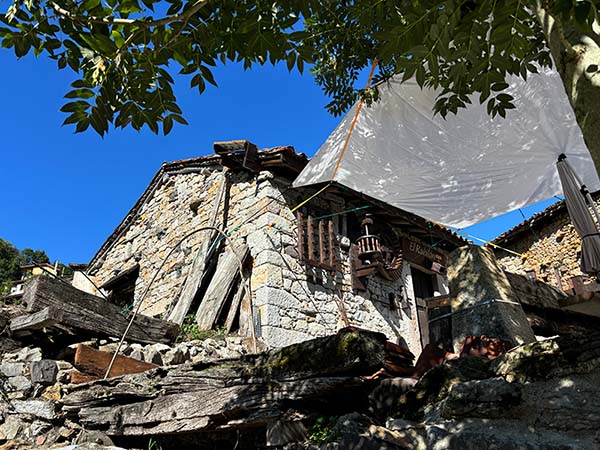 Molino de rabilar en Bandujo en Asturias
