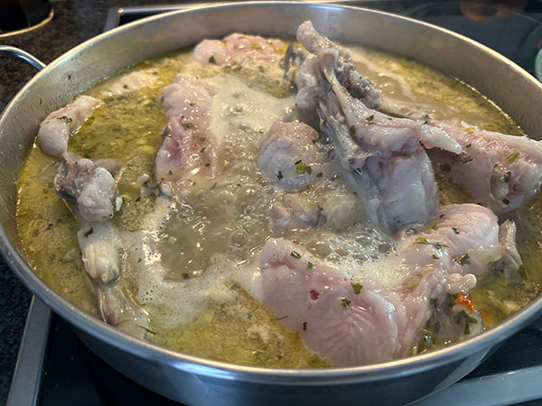 Congrio en salsa verde