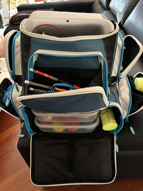 Mochila de pesca para guardar todos los artilugios y aparejos