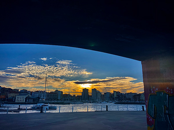 Puerto deportivo de Gijón