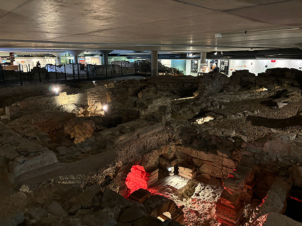 Termas romanas de Campo Valdés en Gijón