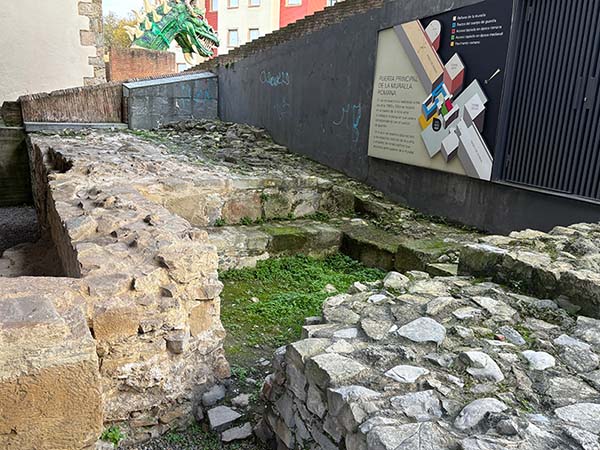Muralla romana de Gijón