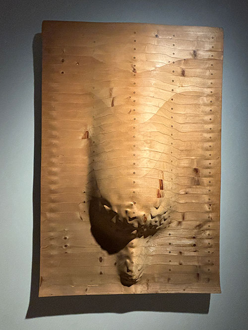 Obra de arte expuesta en el museo casa natal de Jovellanos en Gijón