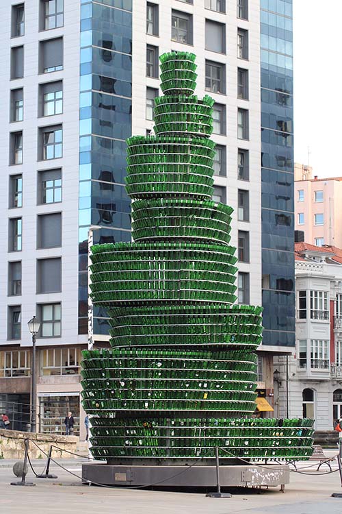 El árbol de la sidra en Gijón