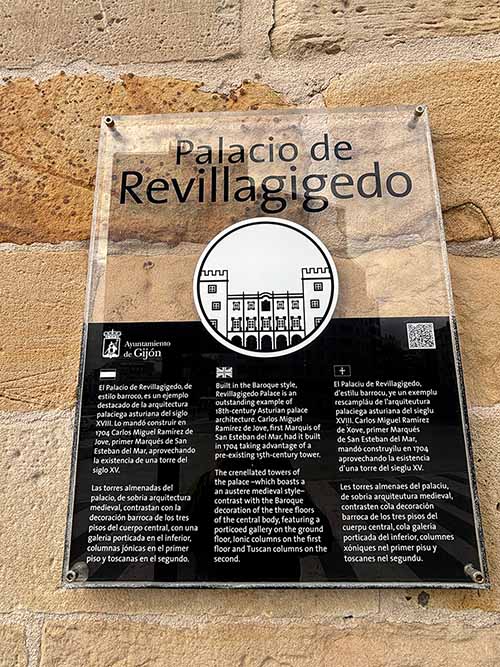 Palacio de Revillagigedo en Gijón